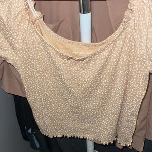 Cropped American eagle top